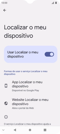Prima a tecla de início para terminar e voltar ao ecrã inicial.