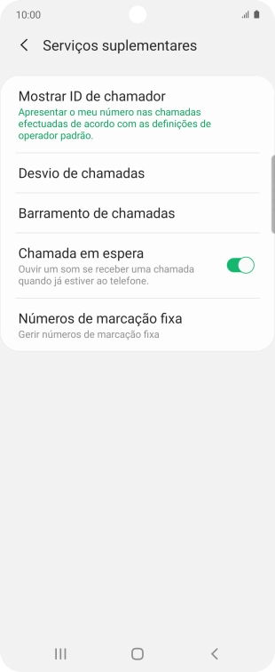 Prima Mostrar ID de chamador.