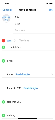 Prima Telefone e introduza o número de telefone pretendido.