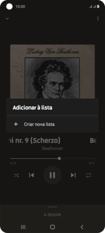 Prima Criar nova lista.