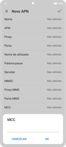 Introduza 268 e prima OK.