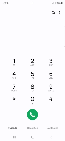 Prima o ícone de menu.