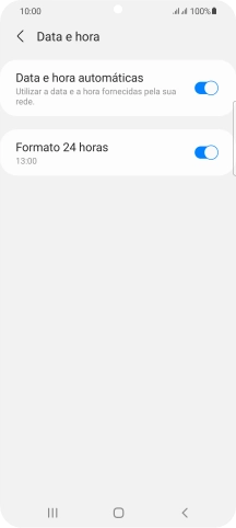 Prima a tecla de início para terminar e voltar ao ecrã inicial.