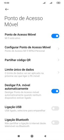 Prima a tecla de início para terminar e voltar ao ecrã inicial.