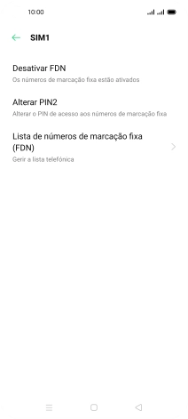 Prima Desactivar FDN.