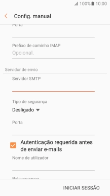 Prima a lista suspensa sob 