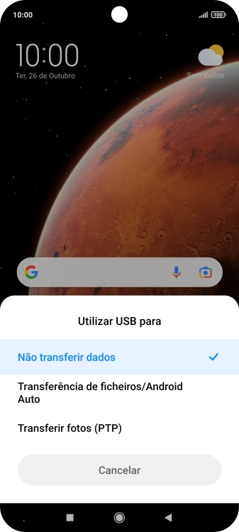Prima Transferência de ficheiros/Android Auto.