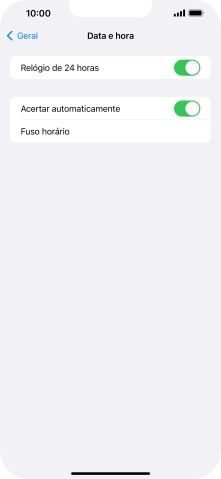 Para voltar ao ecrã inicial, deslize o dedo de baixo para cima a partir da base do ecrã.