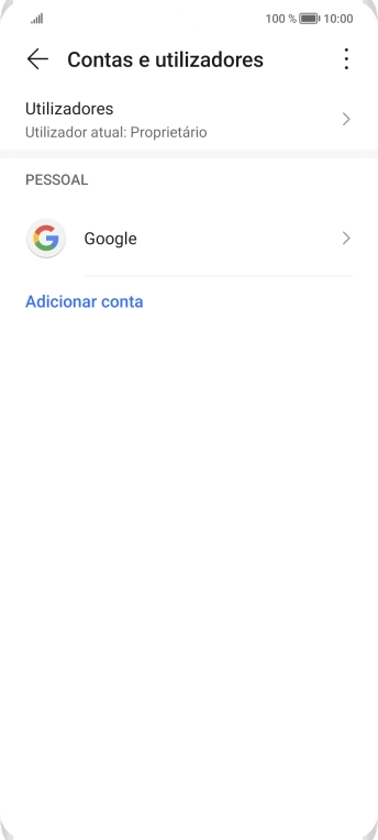 Para voltar ao ecrã inicial, deslize o dedo de baixo para cima a partir da base do ecrã.