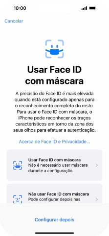 Prima Configurar depois.