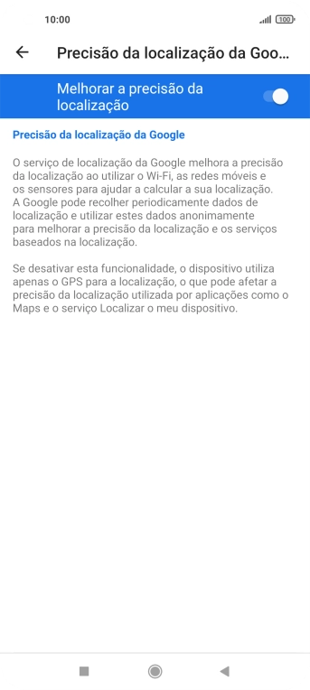 Se premir o indicador junto a 