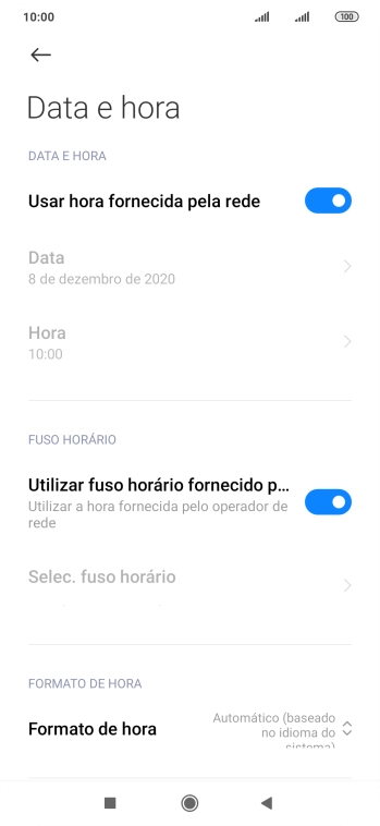 Prima a tecla de início para terminar e voltar ao ecrã inicial.