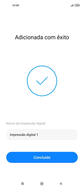 Prima Concluído.