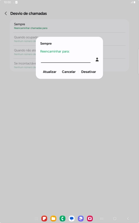 Prima Desativar.
