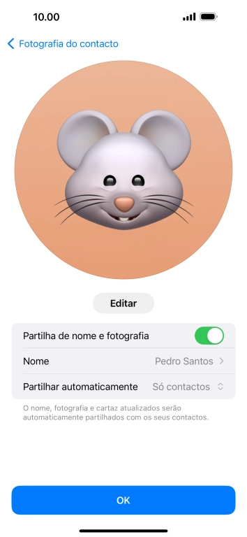 Prima o indicador junto a 