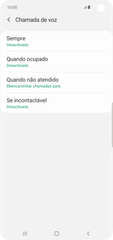 Prima a tecla de início para terminar e voltar ao ecrã inicial.