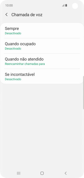 Prima a tecla de início para terminar e voltar ao ecrã inicial.