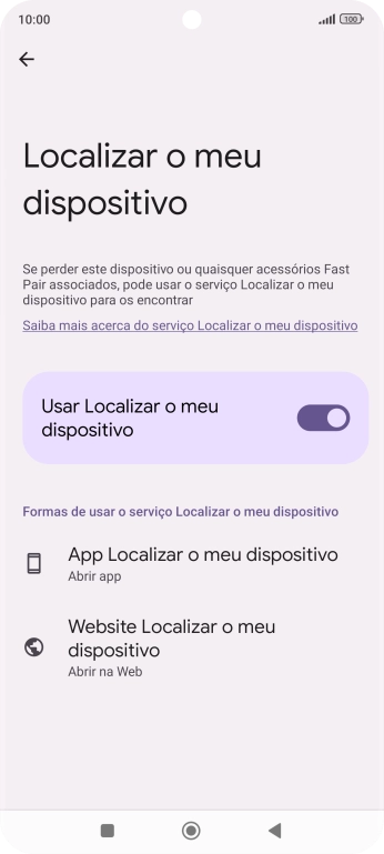 Prima a tecla de início para terminar e voltar ao ecrã inicial.