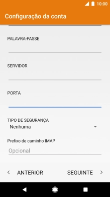 Prima a lista suspensa sob 