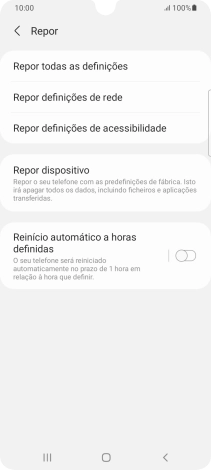 Prima Repor dispositivo.