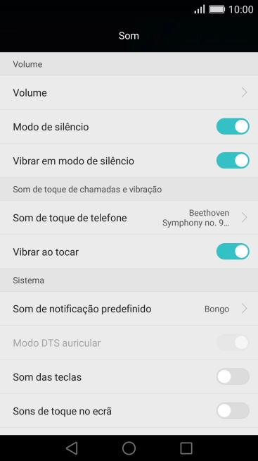 Prima a tecla de início para terminar e voltar ao ecrã inicial.