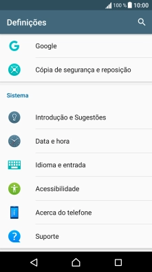 Prima Acerca do telefone.