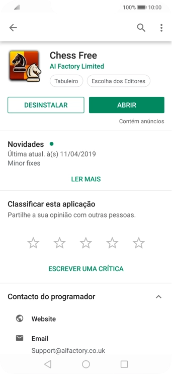 Prima DESINSTALAR.