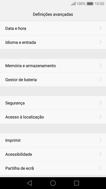 Prima Data e hora.
