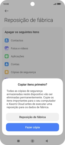 Prima Reposição de fábrica.