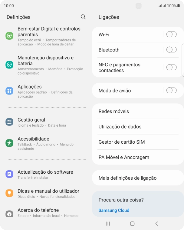 Prima Manutenção dispositivo e bateria.