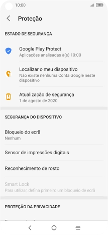 Prima a tecla de início para terminar e voltar ao ecrã inicial.
