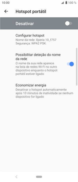 Prima Configurar hotspot.