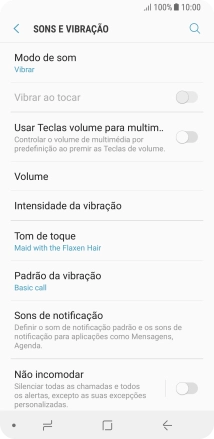 Prima a tecla de início para terminar e voltar ao ecrã inicial.