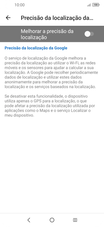 Se premir o indicador junto a 