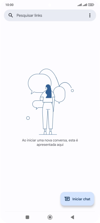 Prima Iniciar chat.