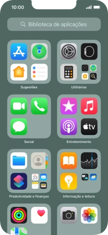 Prima a app pretendida.