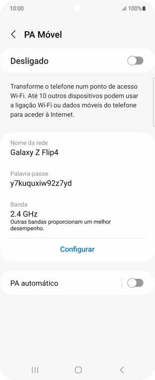 Prima Configurar.