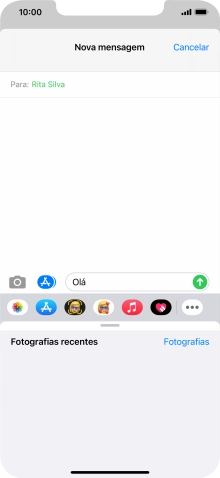 Prima Fotografias e vá até à pasta pretendida.
