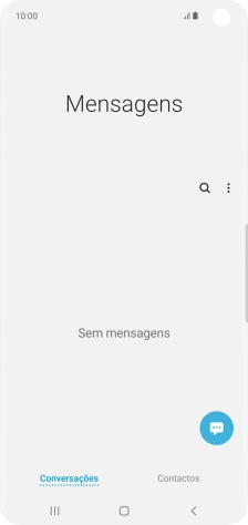 Prima o ícone de menu.