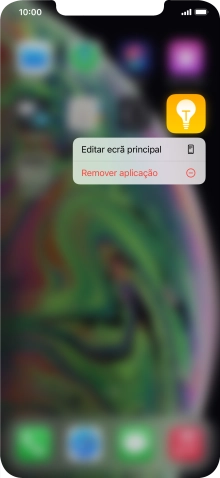 Prima Remover aplicação.