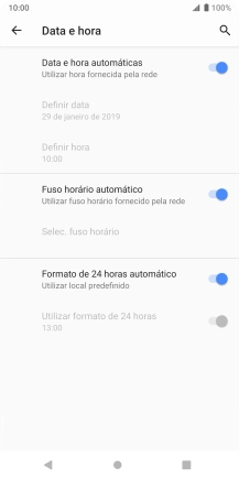 Prima a tecla de início para terminar e voltar ao ecrã inicial.