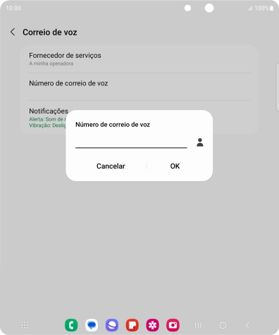 Introduza 123 e prima OK.