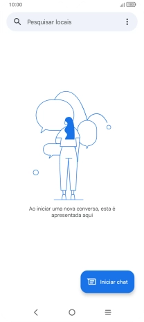 Prima Iniciar chat.