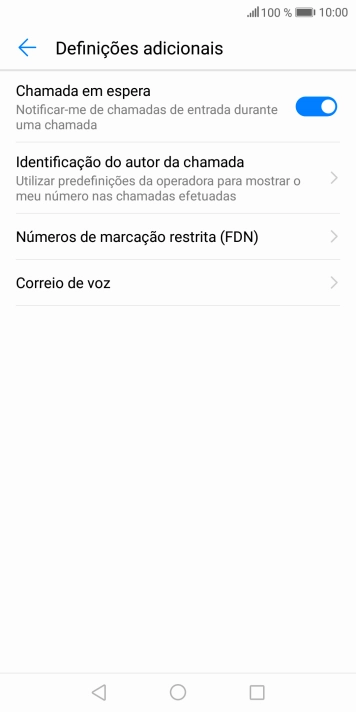 Prima Identificação do autor da chamada.