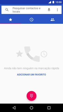Prima o ícone de menu.