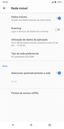 Prima Pontos de acesso (APN).