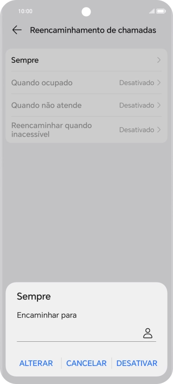 Prima DESATIVAR.