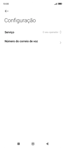 Prima Número do correio de voz.