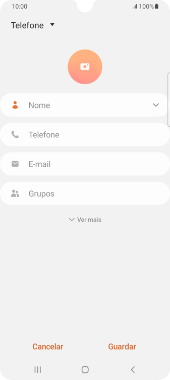 Prima Nome e introduza o nome pretendido.