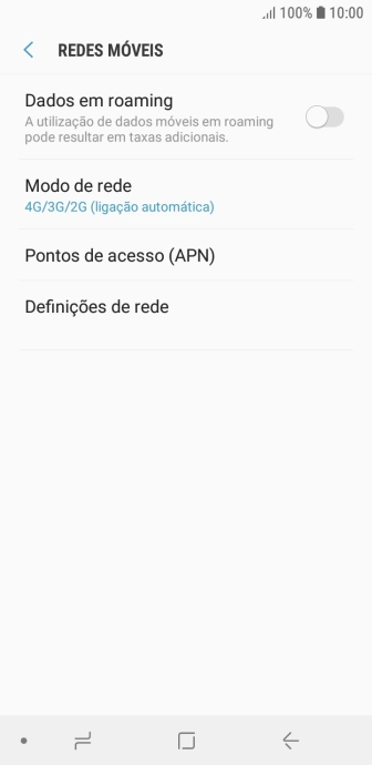 Prima Pontos de acesso (APN).